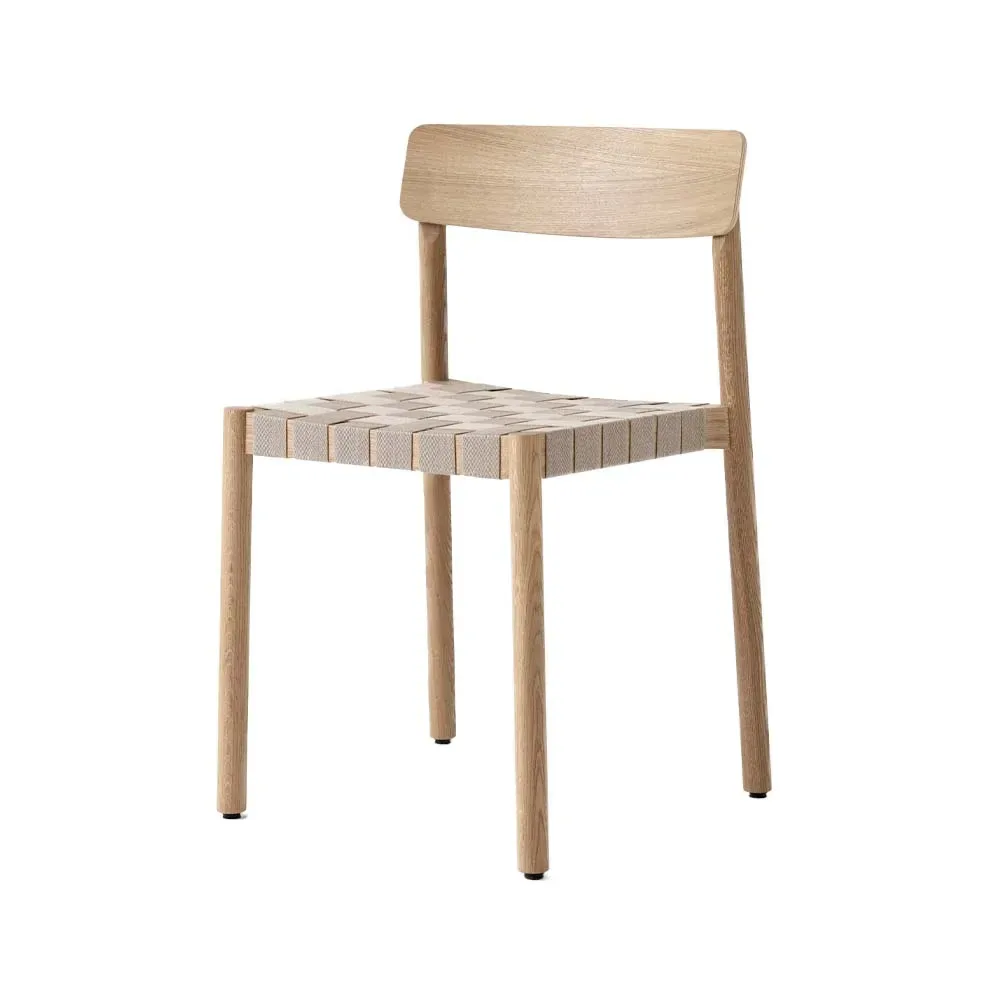 &Tradition Betty TK1 stol Ek-naturflätad linnebandsits