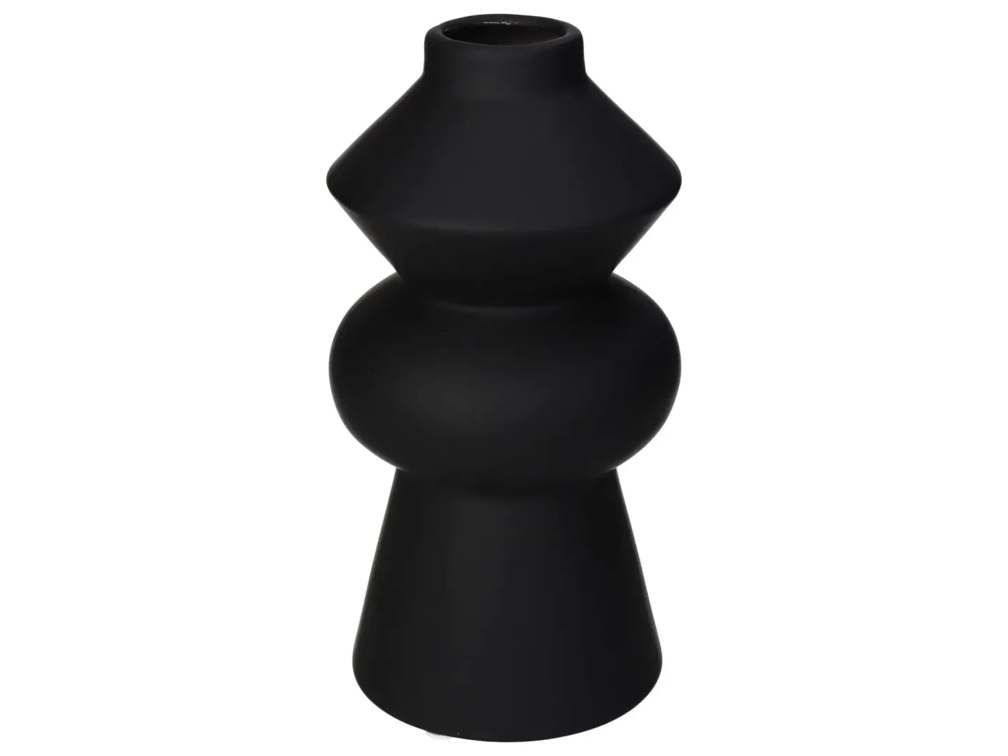 Kersten Vase Schwarz H: 20 cm | Schubiger Möbel