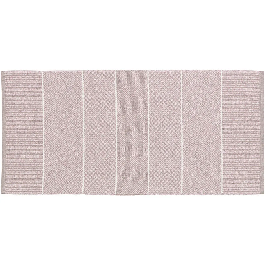 HORREDSMATTAN Teppich Alice pink Streifen Mischgewebe 200 x 250 cm