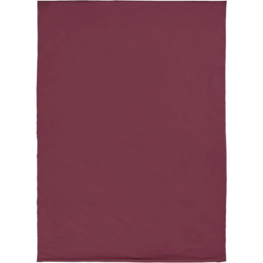Duvetbezug Kos Burgundy Einfarbig Satin 240 x 240 cm