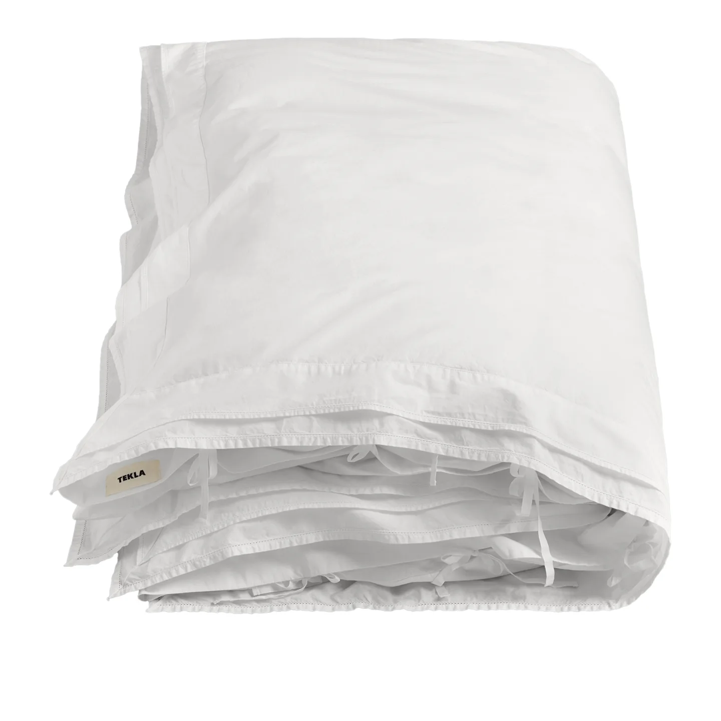 Tekla - Percale, Broderie Anglaise, Single Duvet Cover - Broken White, 150X210 - Påslakan - Elodie Ouedraogo - Vit