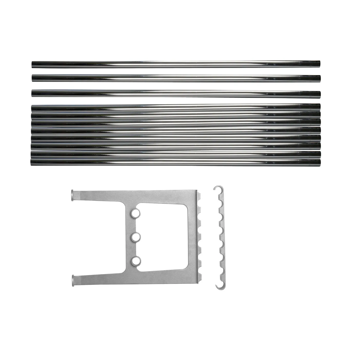 Essem Design Nostalgi bänk påbyggnad 100 cm Krom-aluminium