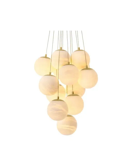 Sphinx Chandelier Alabaster