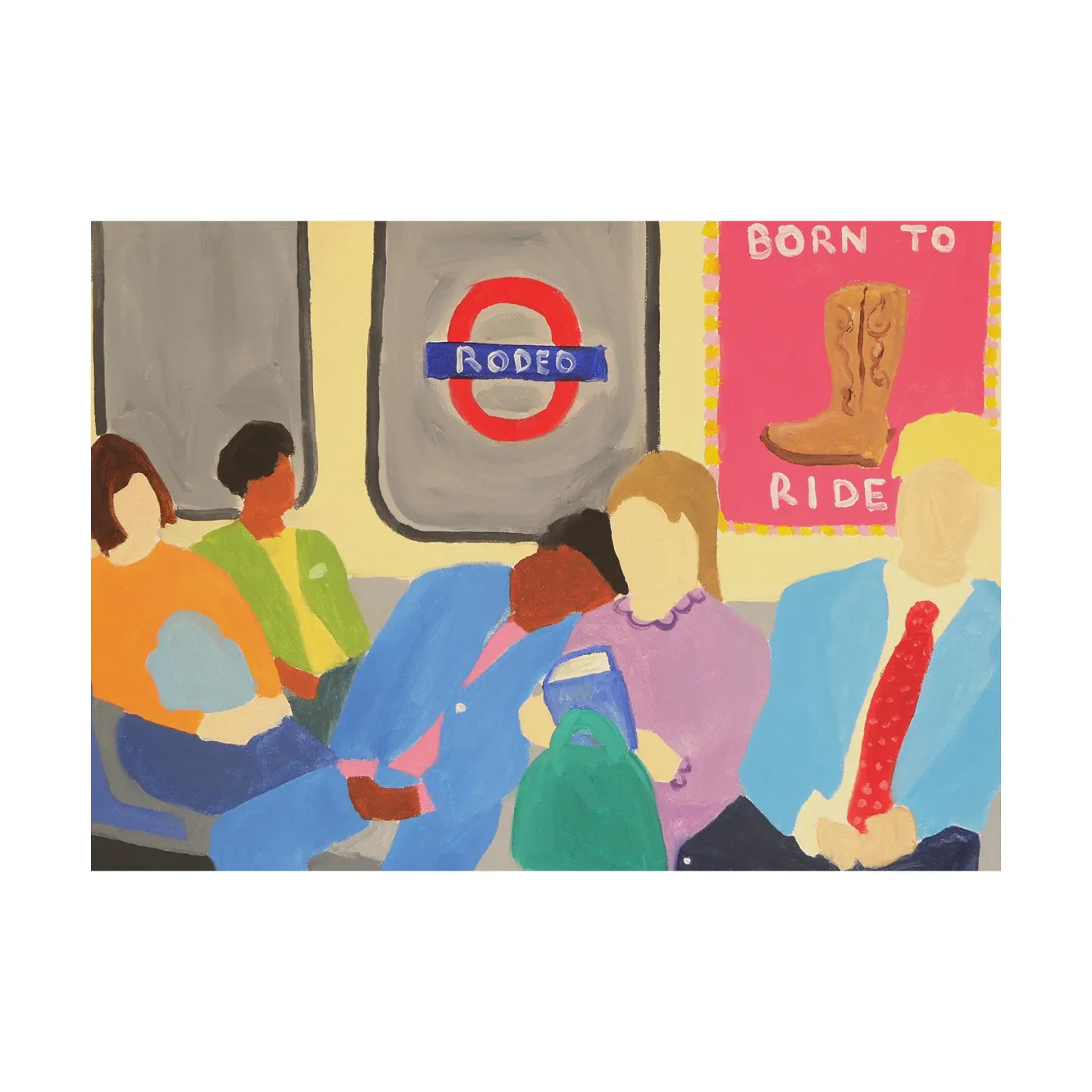 Paper Collective Born To Ride Poster 30x40 cm