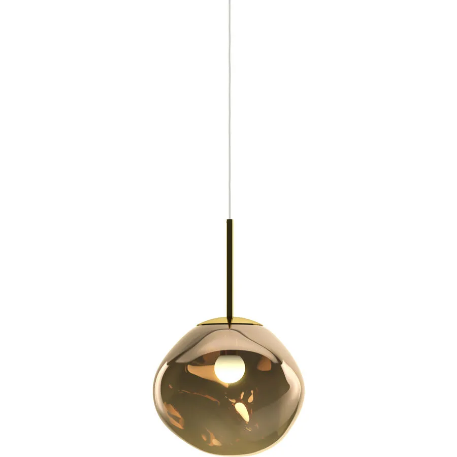 Tom Dixon Pendellampe Melt Kunststoff bronze - Material: Polycarbonat