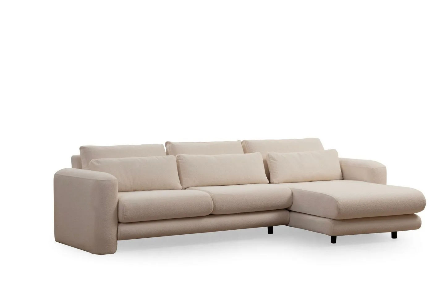 Makhan Soffa m. Divan 3-sits - Ljusbeige