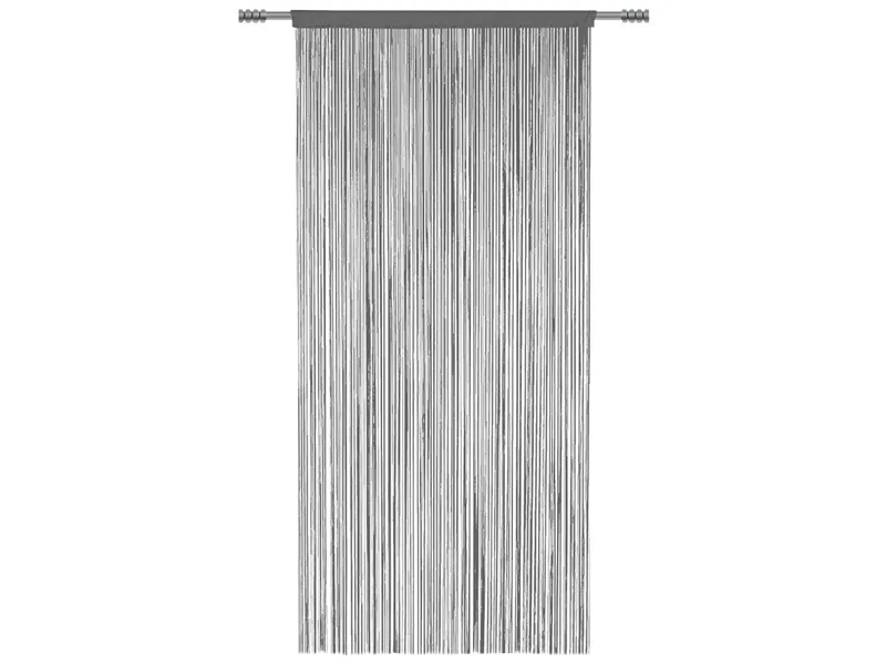 Vorhang NEW VEGAS 90x245cm pfote / kräuselband durchsichtig grau anthrazit