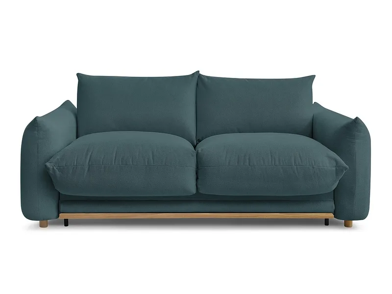 3er Sofa BOBOCHIC ERNEST Stoff dunkelblau