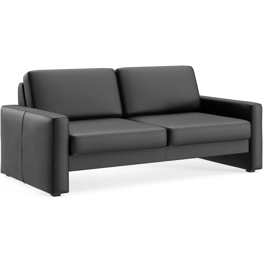 Sofa Devin Schwarz Leder 180 cm 90 cm - Möbel Konfigurator: Traummöbel individuell zusammenstellen