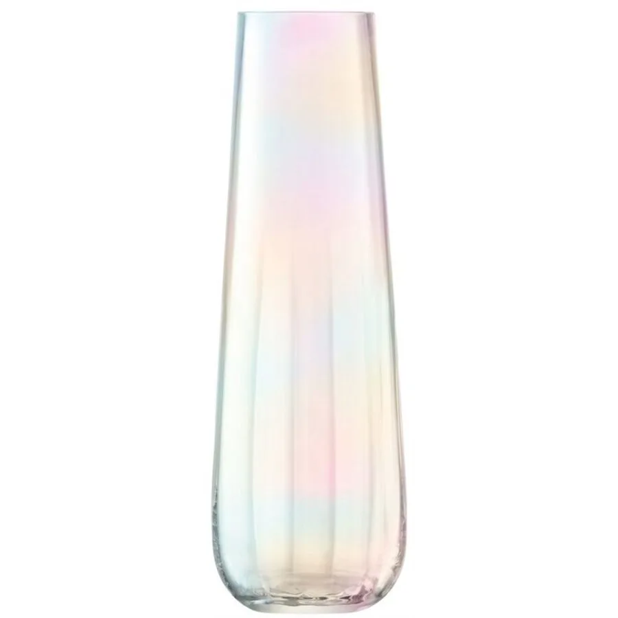 LSA International Vase Pearl Perlmutt Glas D 12.8 H 36 cm