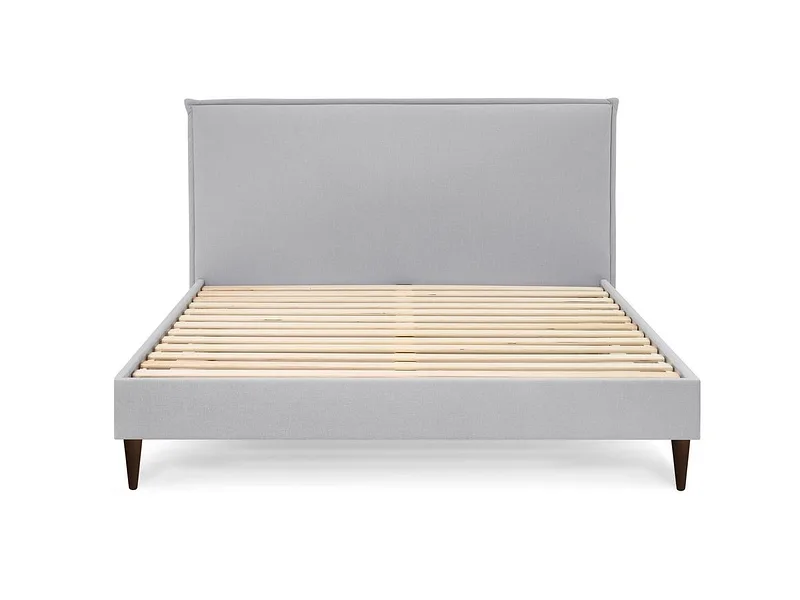 Bett BOBOCHIC SARY 180x200cm stoff hellgrau