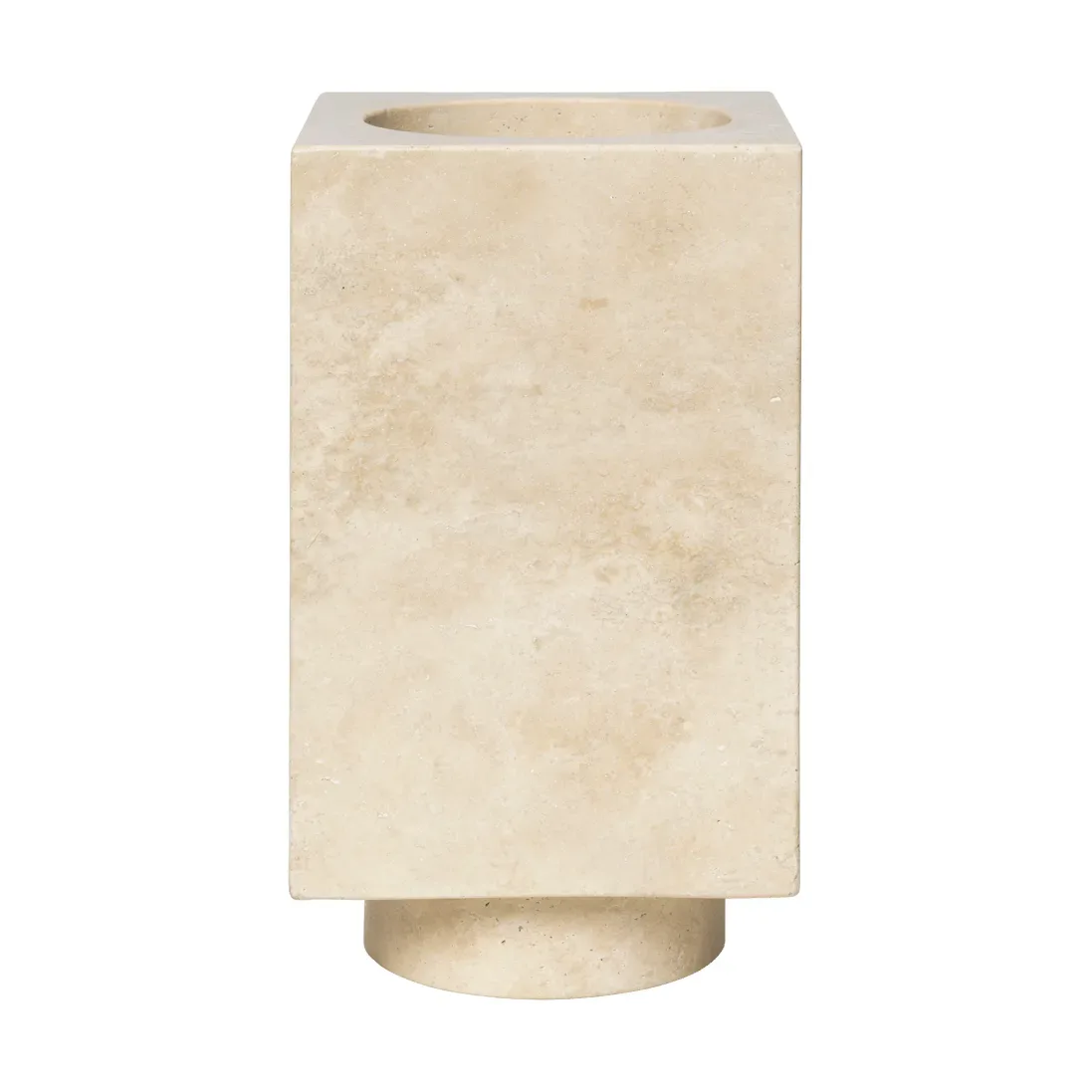 Ferm Living Hew Vase 21 cm Travertine