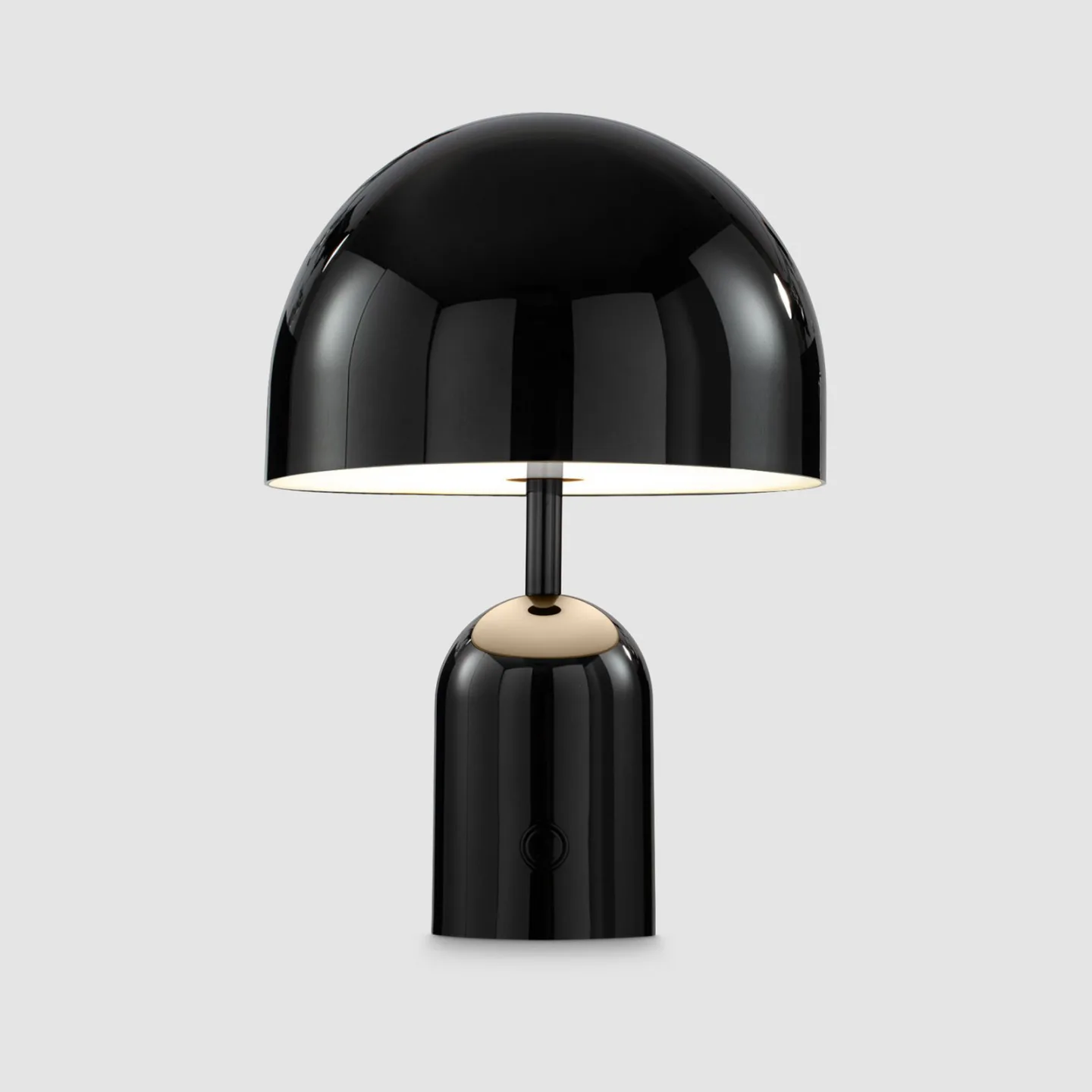 Bell Portable Tischleuchte H28 Black - Tom Dixon - Wohnzimmer - Design - Kunststoff - Einflammig