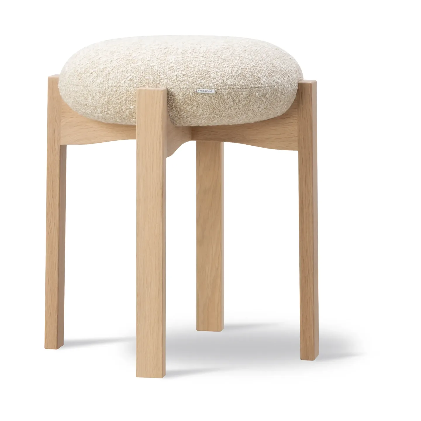 Fredericia Furniture Pioneer pall låg Zero 0001-lackad ek