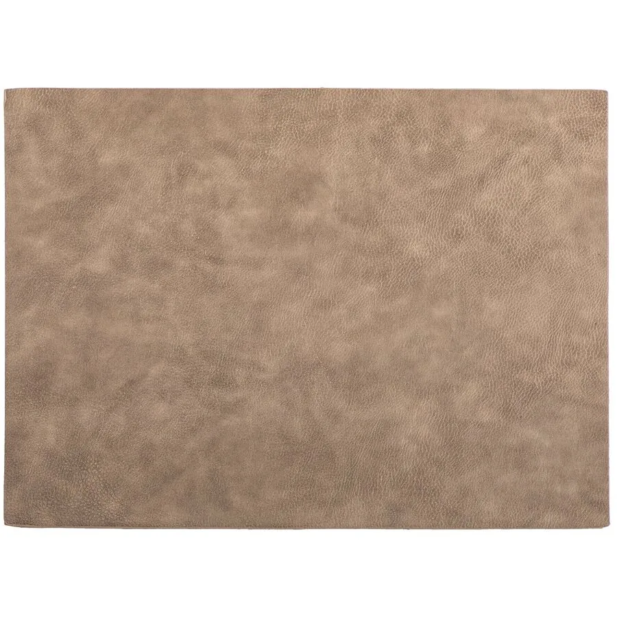 ZICZAC Tischset Troja Braun Kunstleder 33 x 45 cm