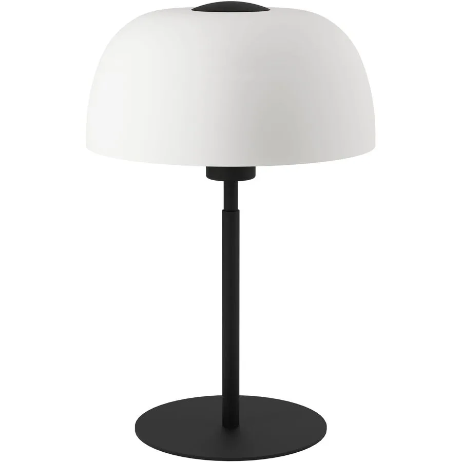 Eglo Tischlampe Solo 2 Schwarz Stahl 26 cm 41.5 cm