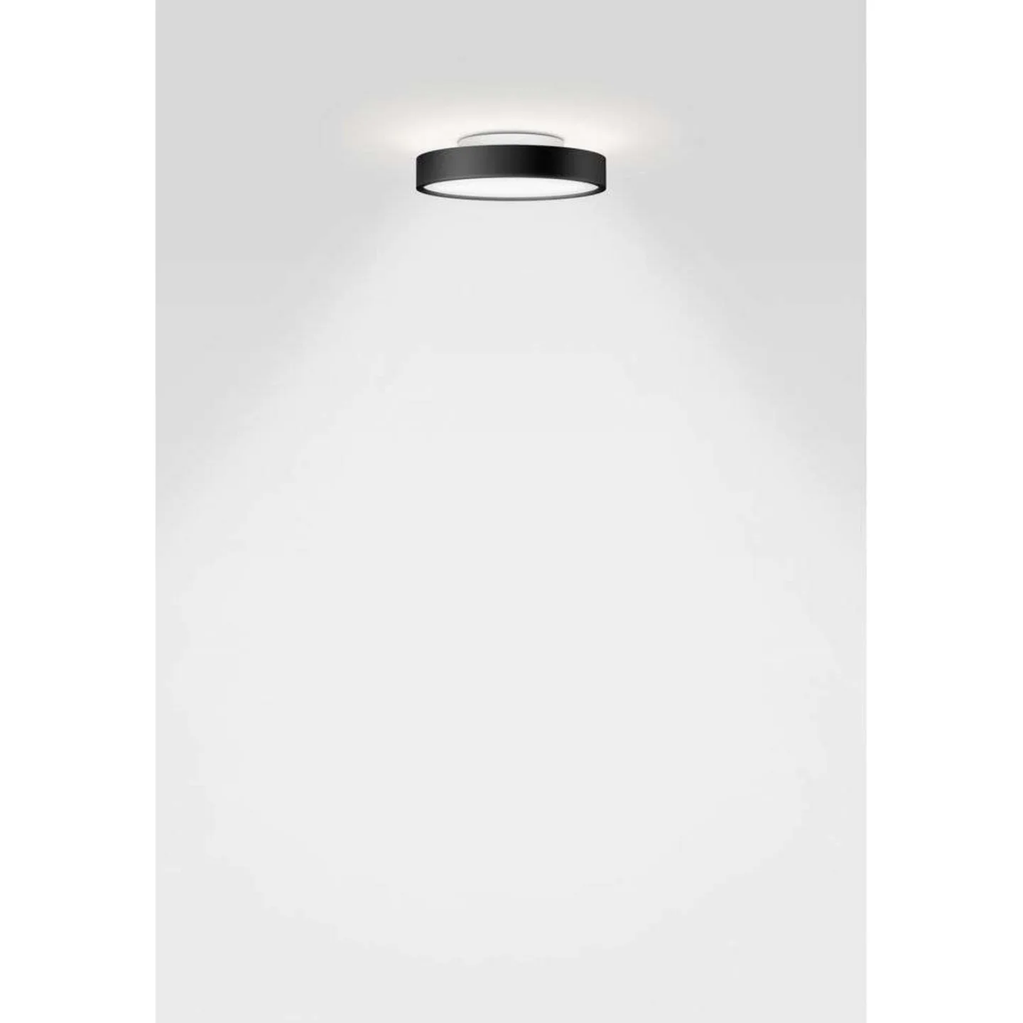Slice² PI Deckenleuchte Ø170 Black - Serien Lighting - Wohnzimmer - Aluminium