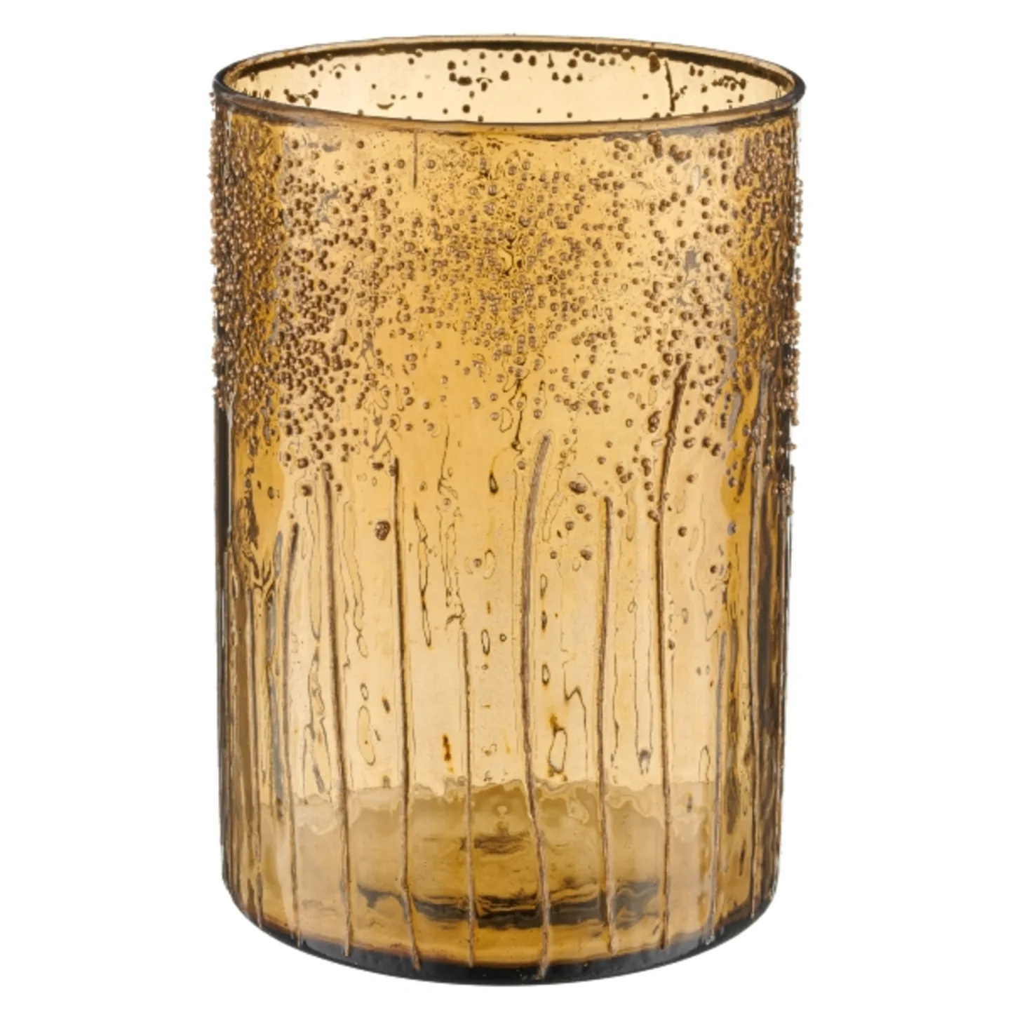 Gasper Windlicht Glas, Senf | Schubiger Möbel