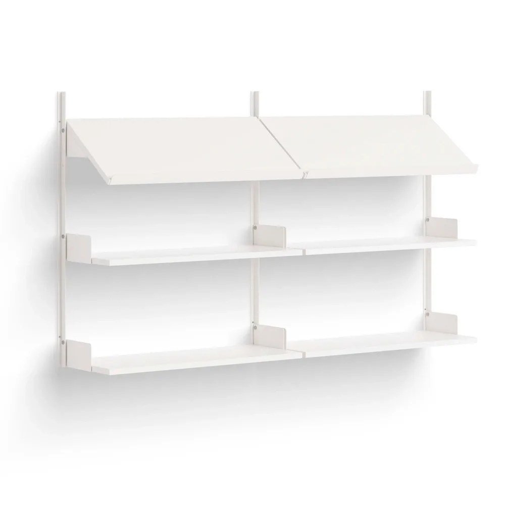 New Works - New Works Office Shelf 90 - White/White - Hyllor