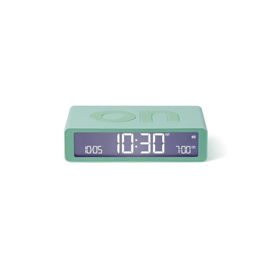 Lexon Wecker Flip mint kunststoff B 10.4 cm