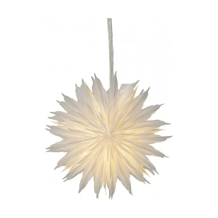 Star Trading Dis pappersstjärna 40 cm Vit