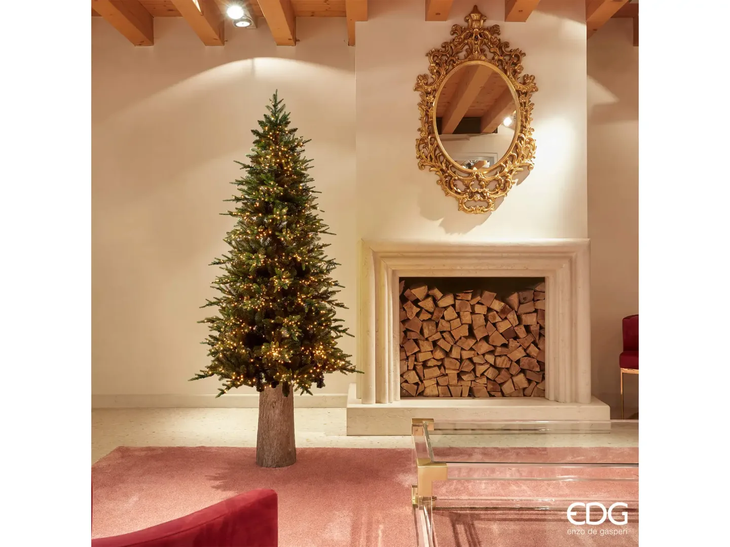Edg Weihnachtsbaum Pinus Grün 2000 Led H: 180 cm | Schubiger Möbel