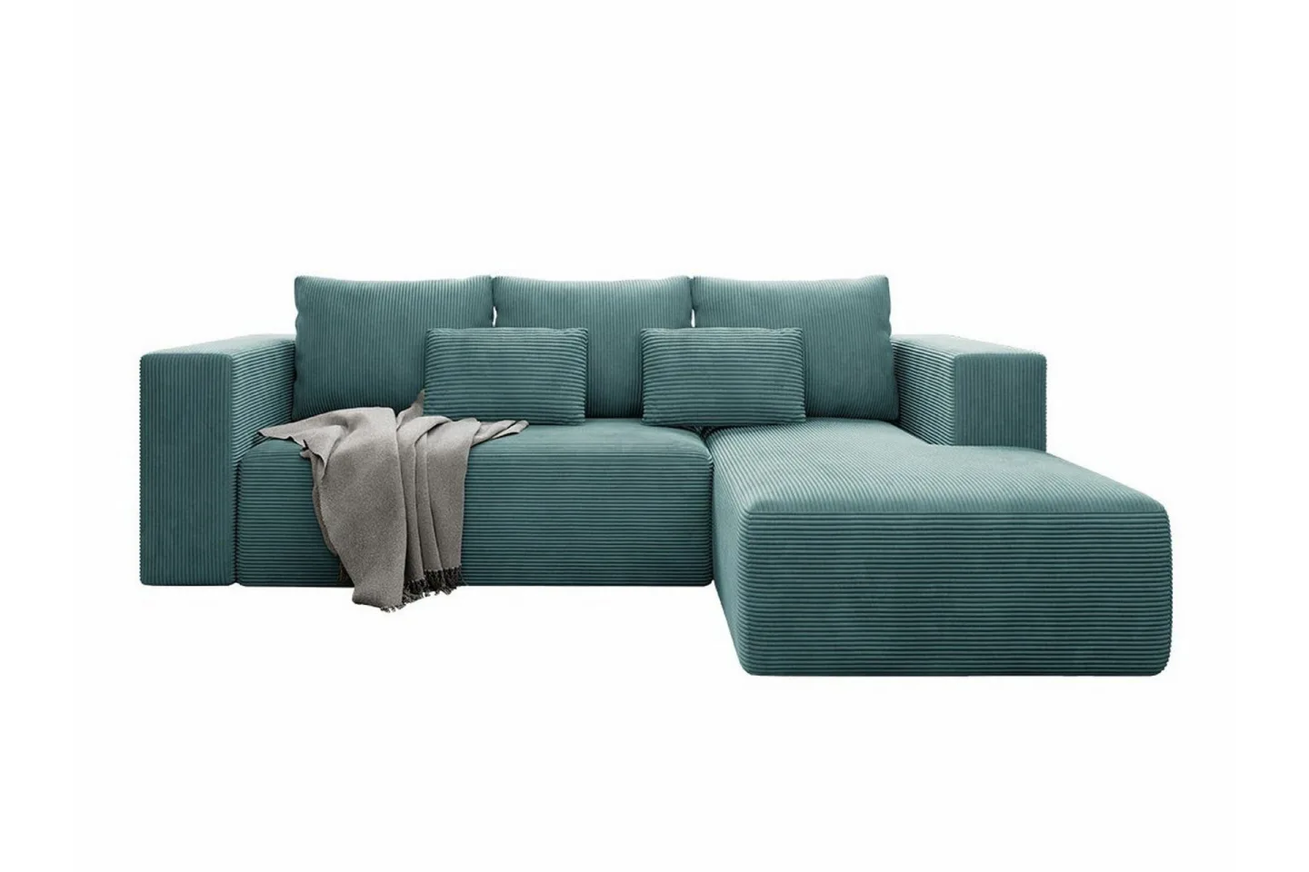 Listowel 3-sits Hörnbäddsoffa Turquoise -
