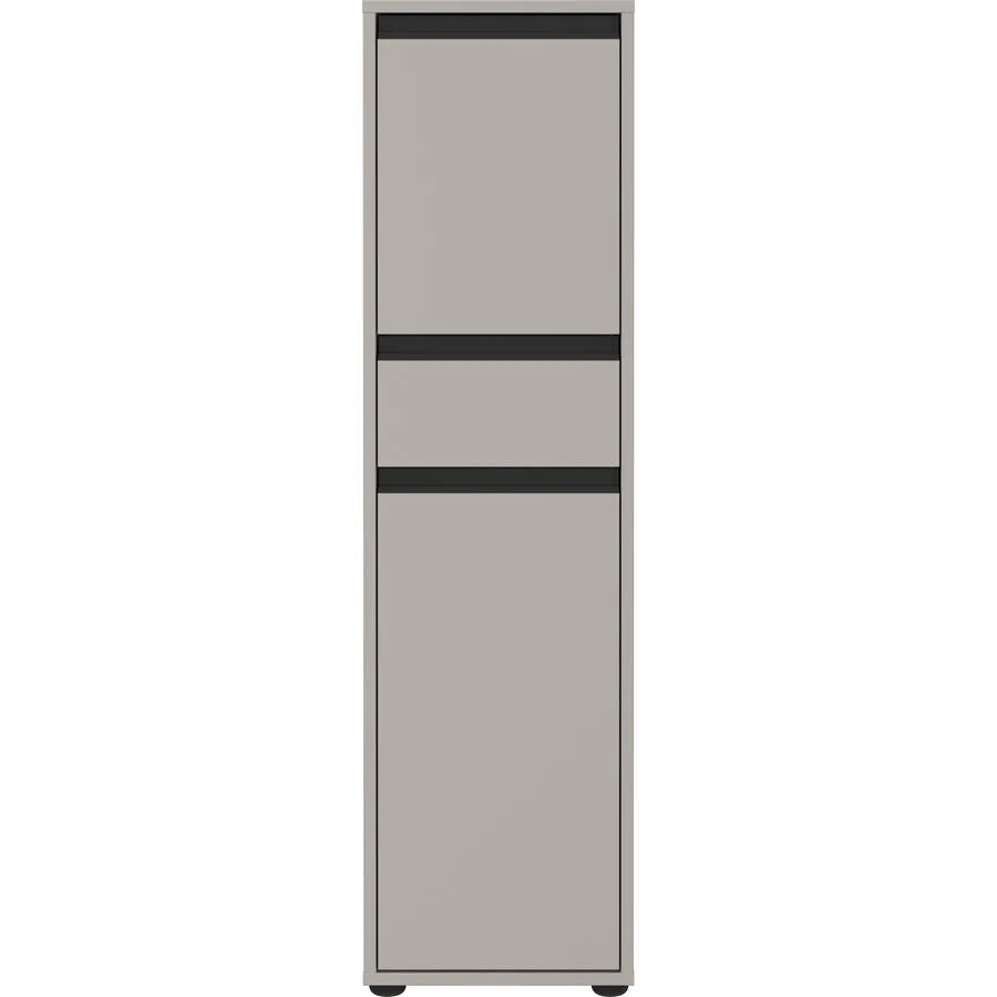 Badezimmerschrank Christine steingrau Holzwerkstoff B 33 T 34 H 121 cm