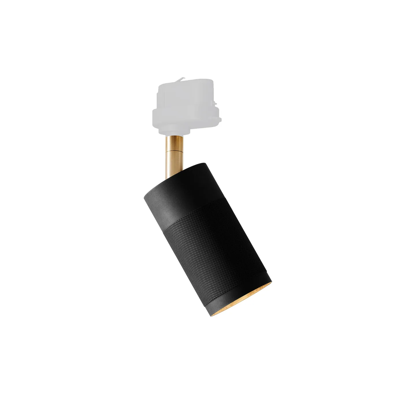 Thorup Copenhagen - Thorup Copenhagen Patrone Ceiling Track Spotlight, Black-Browned Brass, 120 mm - Spotlights - Kasper Thorup - Guld - Metall