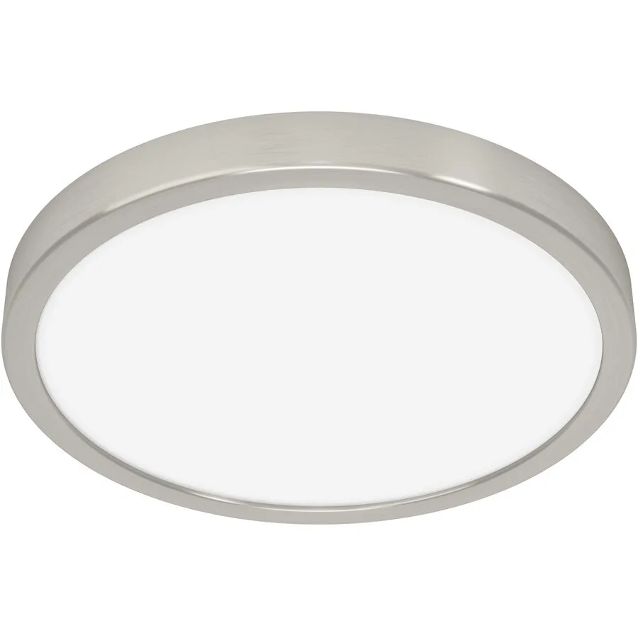 Eglo Deckenlampe Fueva 5 Grau Stahl 2.8 cm - Farbe: Nickel matt - LED - Lichtfarbe: Warmweiss - LED Energiesparlampen