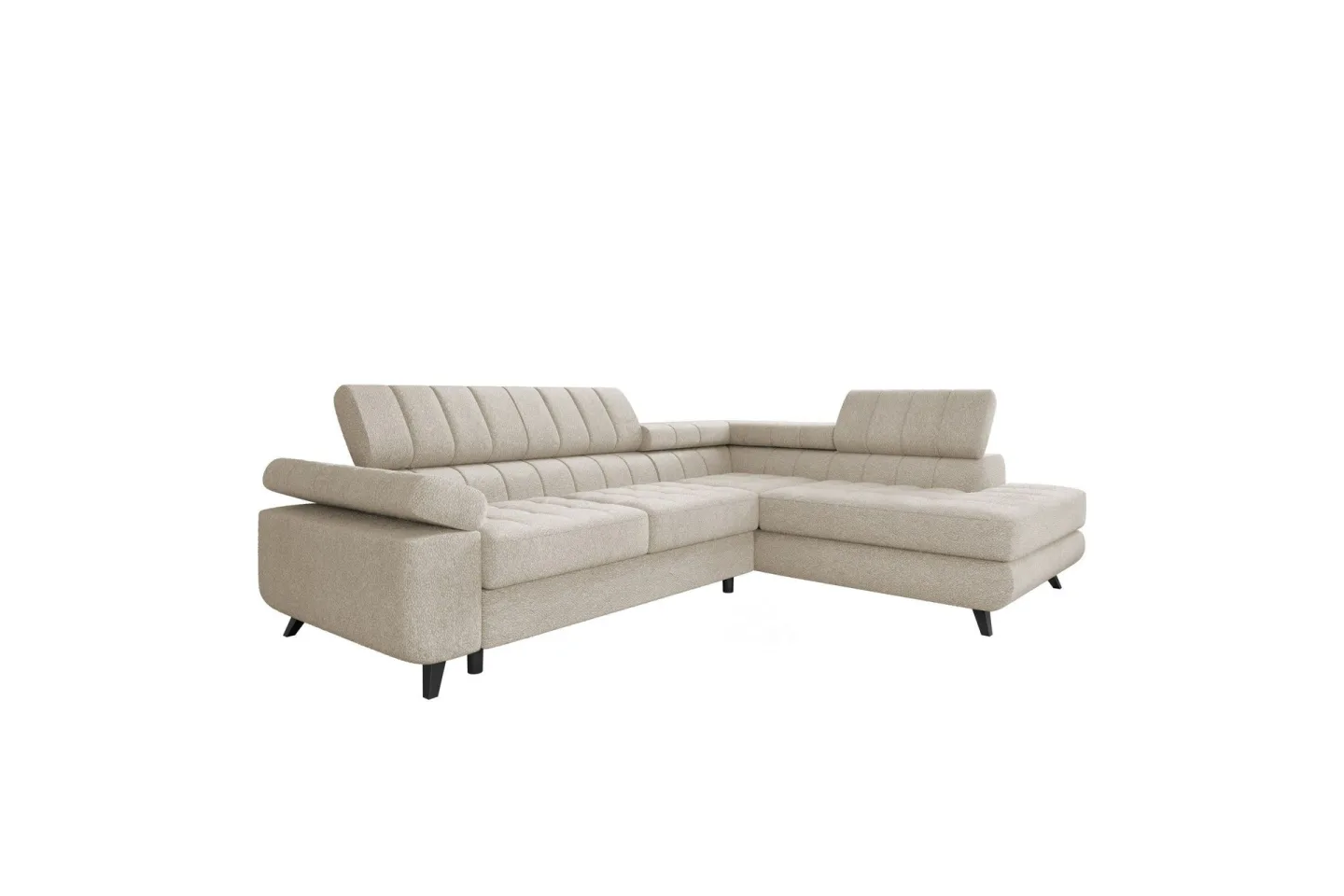 Amshyttan Soffa med Schäslong 3-sits - Beige