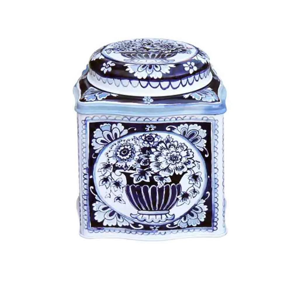 Teburk Nostalgia Blå med blommor 200 gram