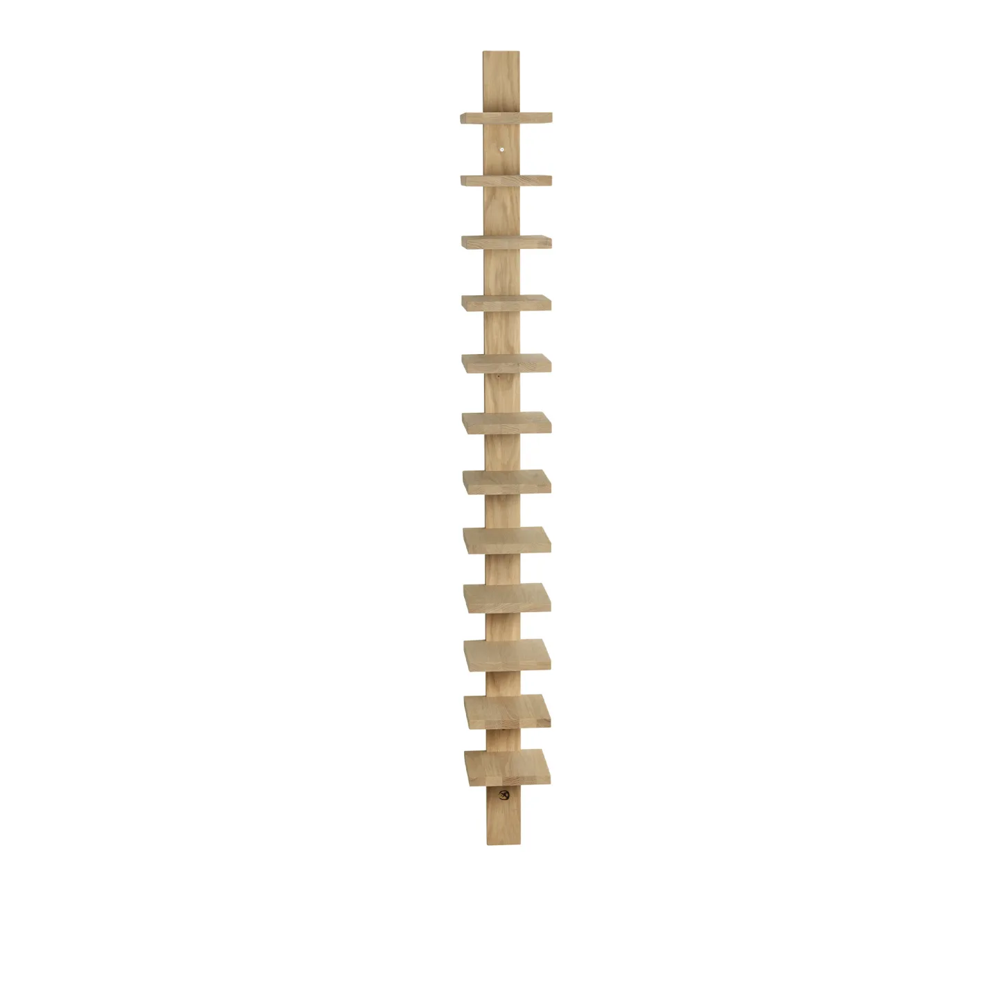 Källemo - Pilaster Hylla Ek, Oljad - Hyllor - John Kandell - Träfärgad - Trä