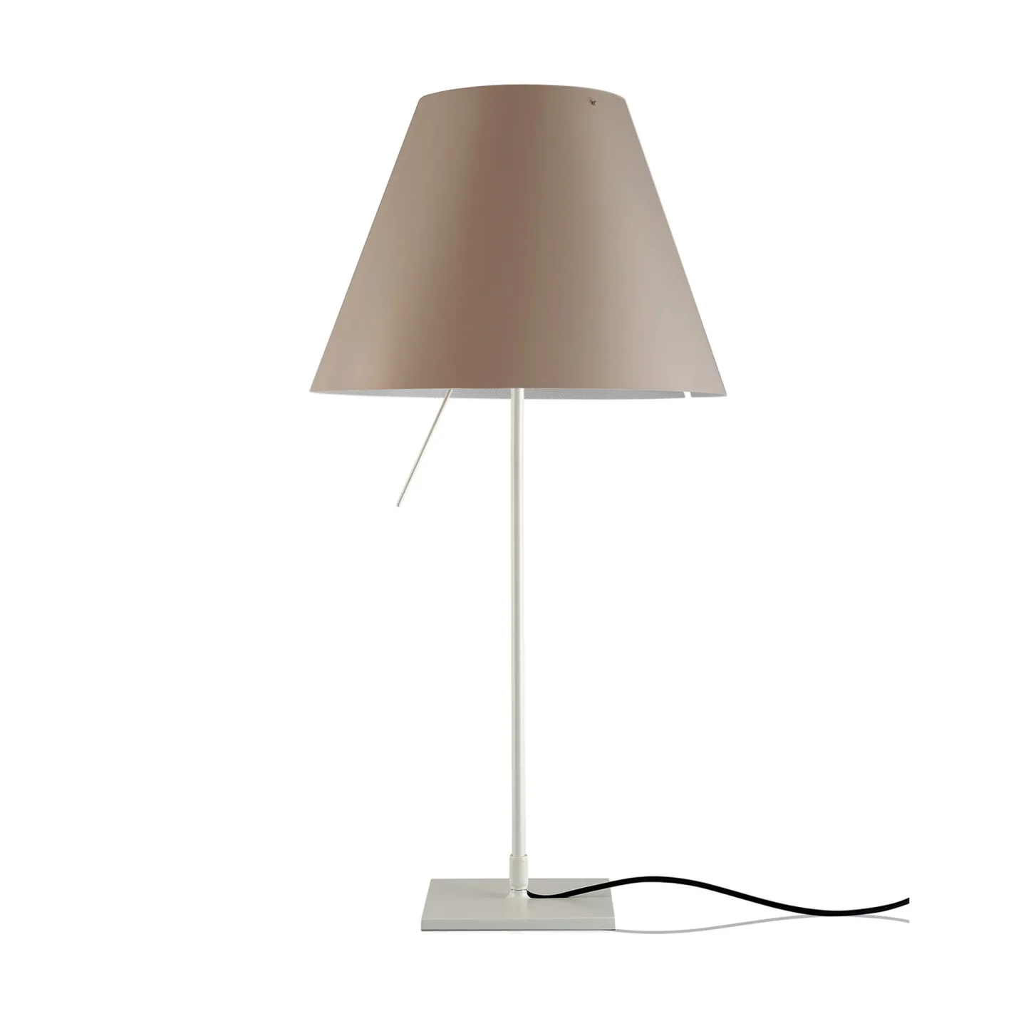 Luceplan - Costanza Table D13if Shaded Stone / Alu - Bordslampor - Paolo Rizzatto - Brun