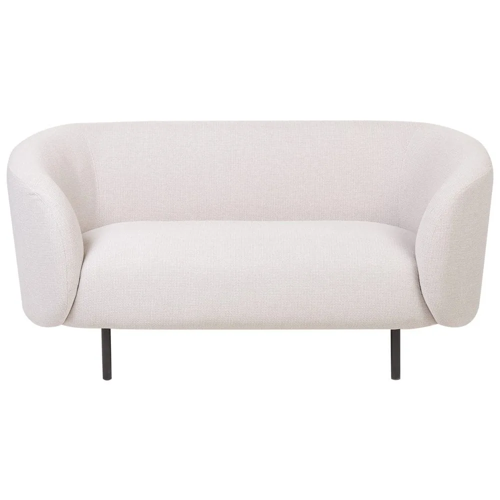2-sits soffa Loen - Beige, svart