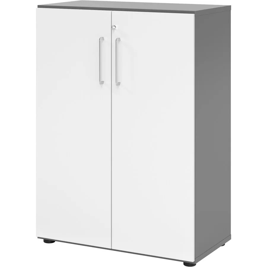Aktenschrank Office weiss Holzwerkstoff B 80 H 110 cm