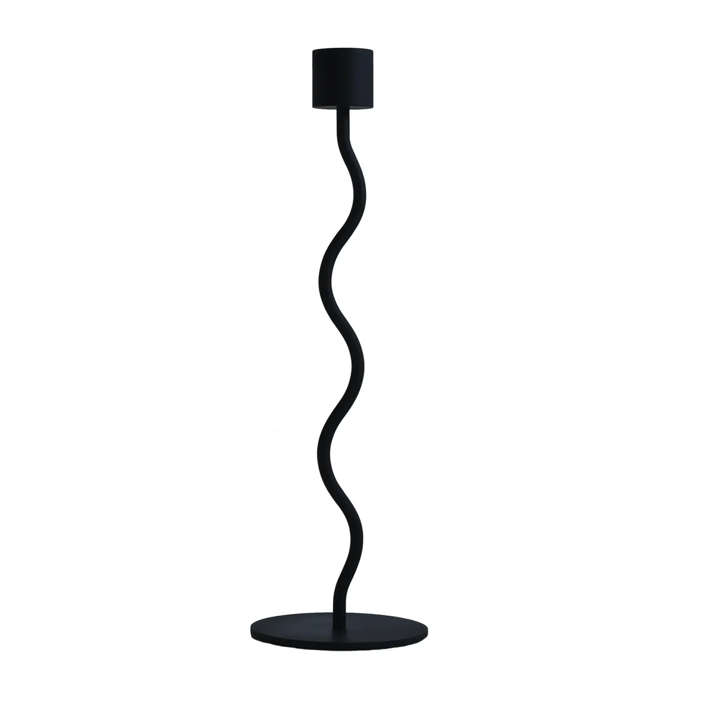 Cooee Design Curved Kerzenständer 26cm Black