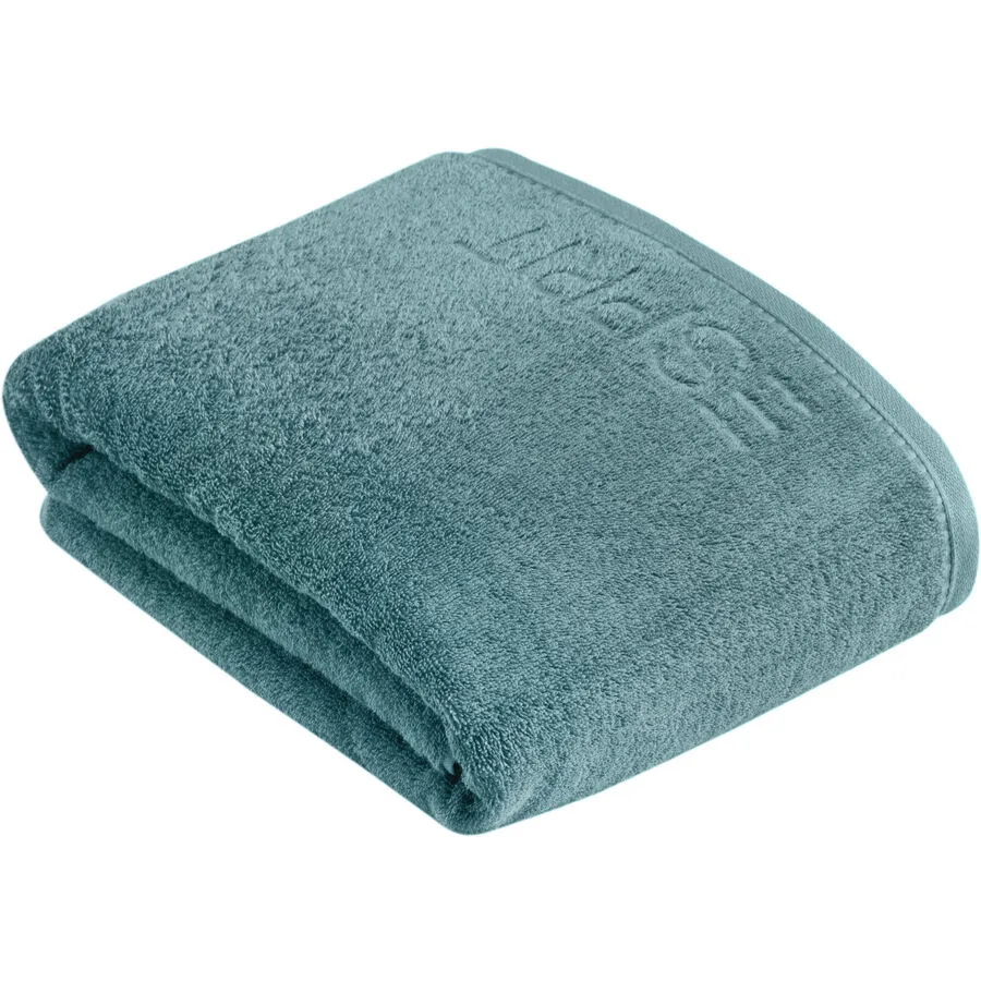 Esprit Badetuch Modern Solid blau Baumwolle
