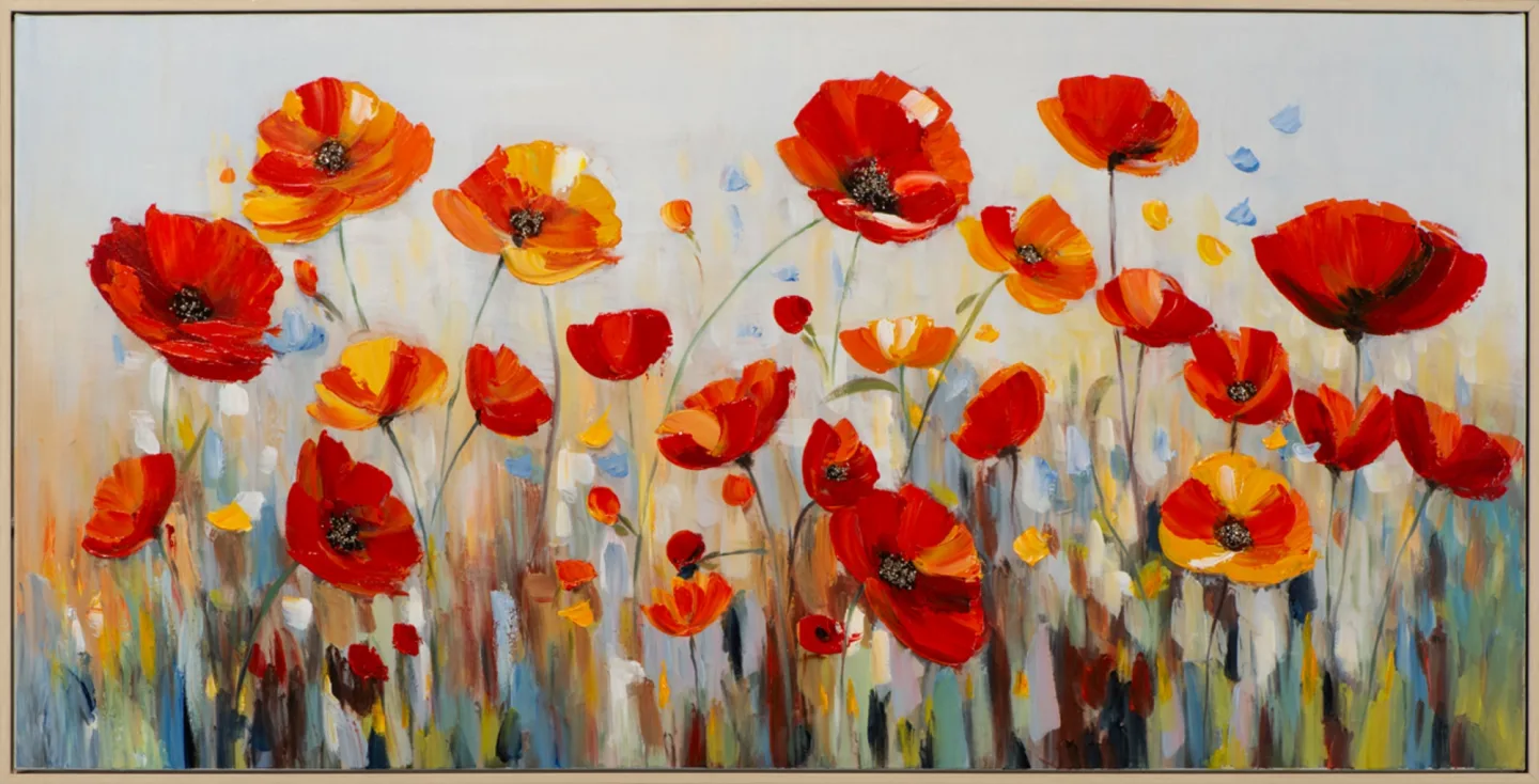 image LAND Gemälde Poppy Field | Schubiger Möbel