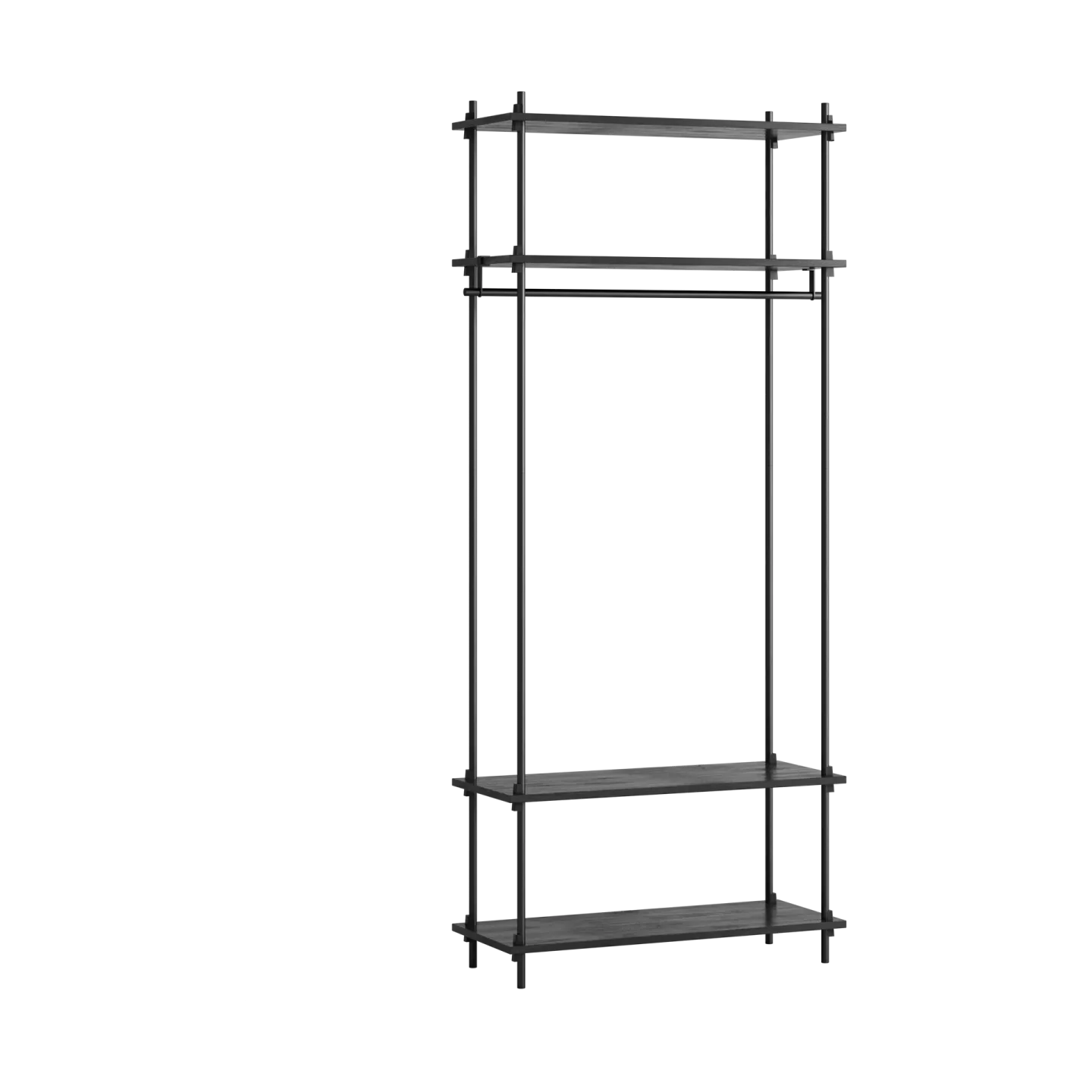MOEBE Moebe shelving system s.200.1.F Schwarz
