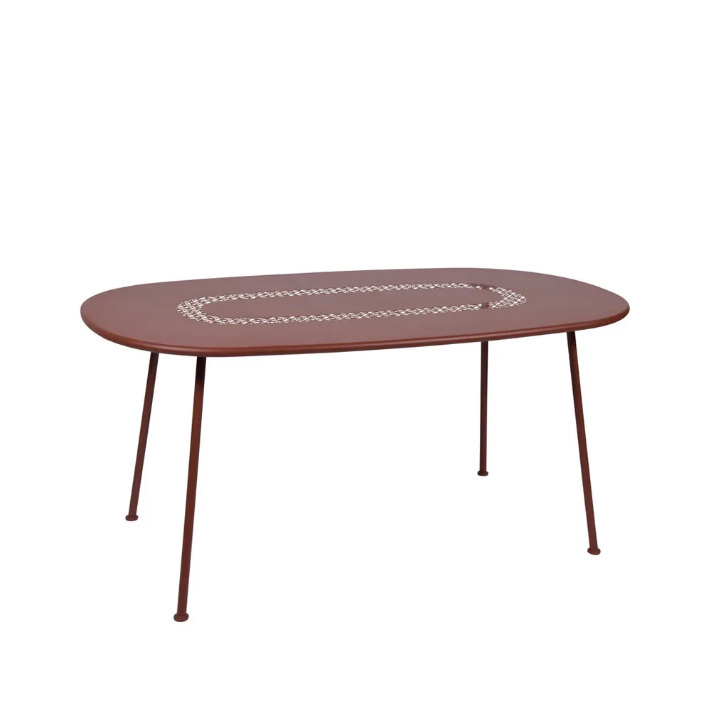 Fermob Lorette bord ovalt Red ochre (röd)