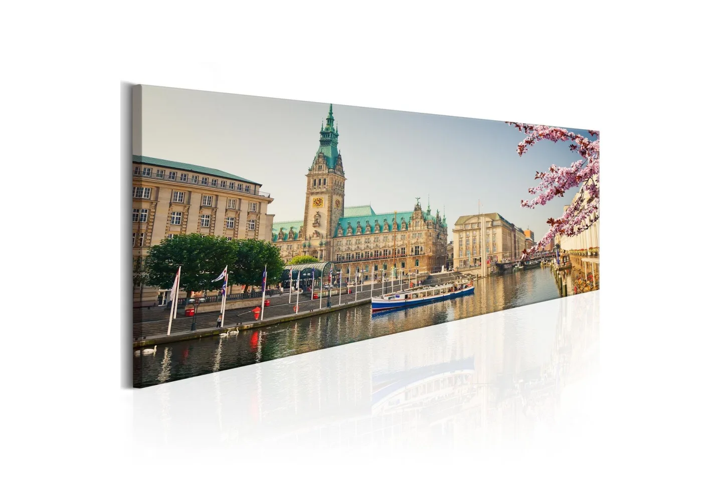 Tavla Hamburg Town Hall 150x50 cm -
