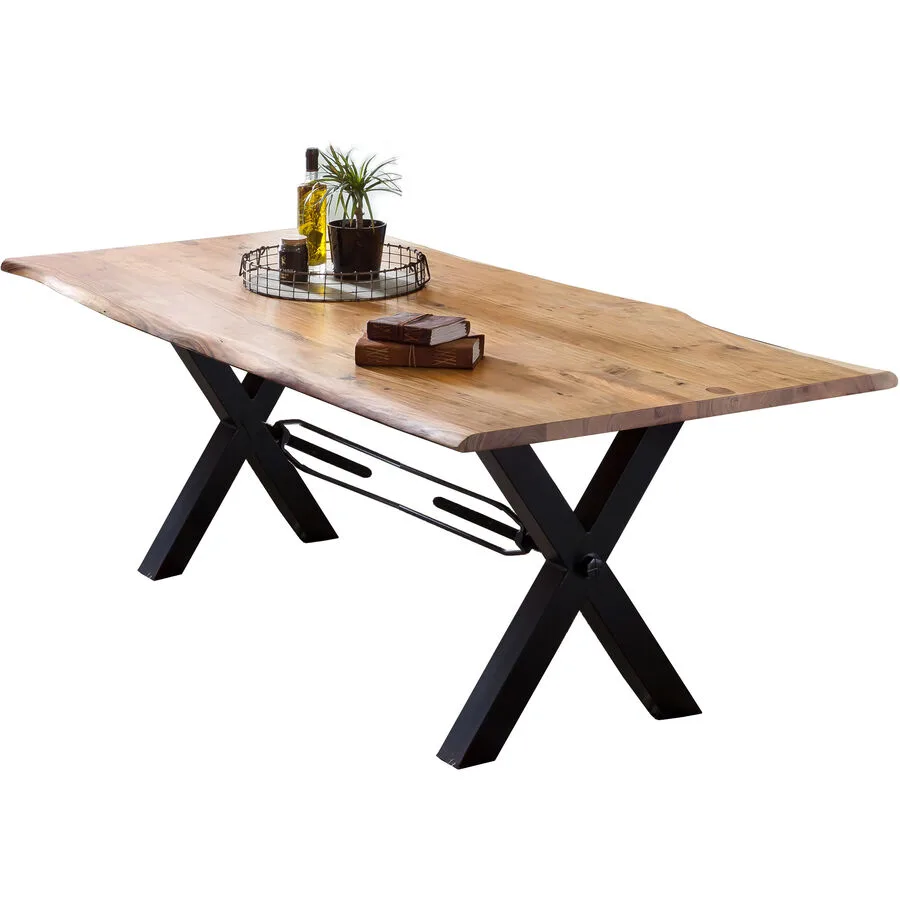 Tisch Skyler natur Akazie Massivholz B 160 T 85 cm
