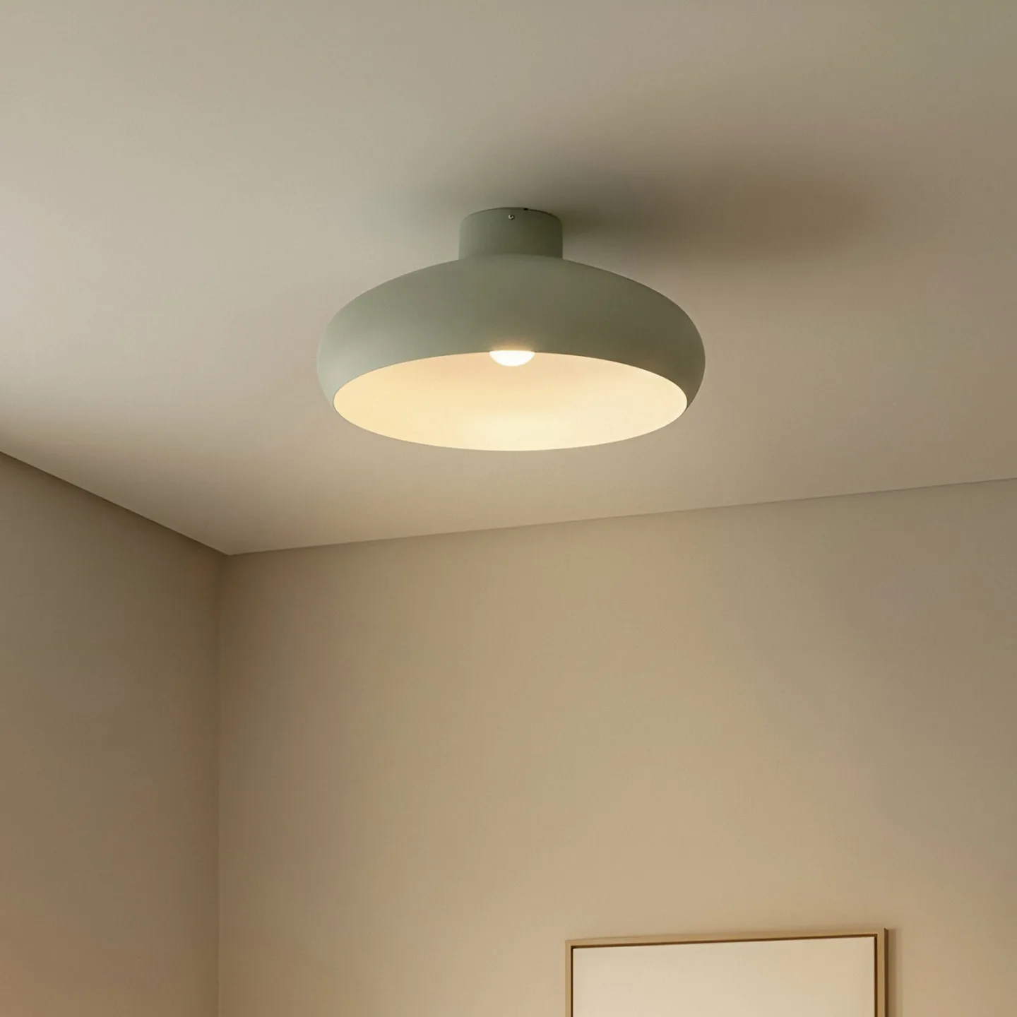 Elover Deckenleuchte Hell Grün - Lindby - Esszimmer - Modern - Metall - Rund