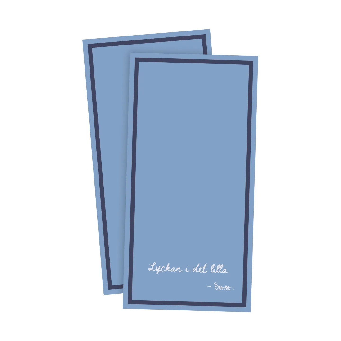 ERNST Ernst Serviette mit Zitat Lycka i det lilla 20er Pack Blau