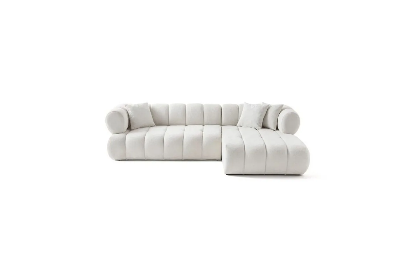 Mississauga Soffa med Divan 3-sits - Vit