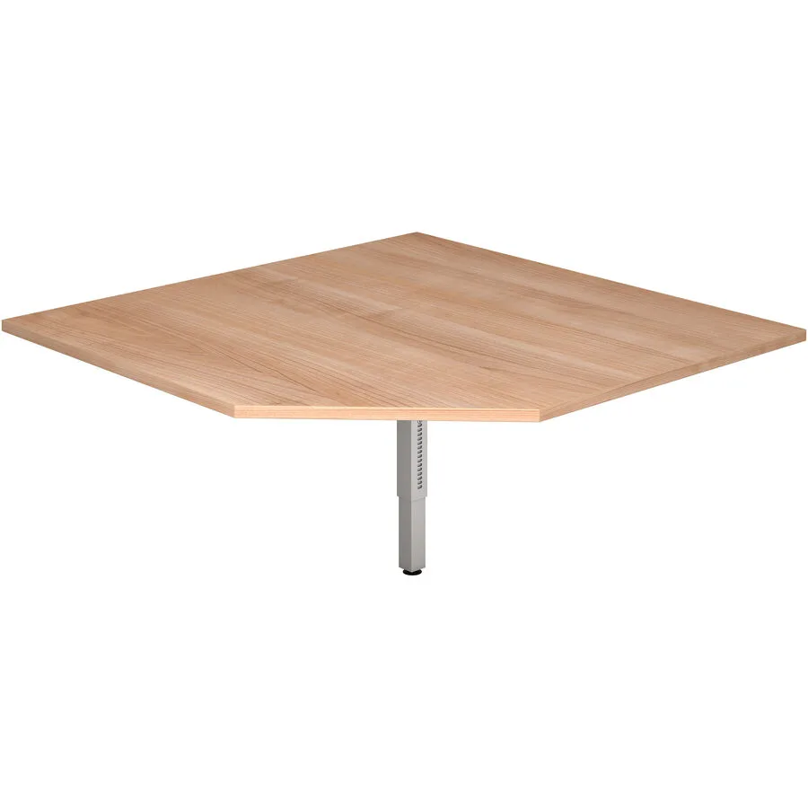Anbautisch Office nussbaum Holzwerkstoff B 120 T 120 cm