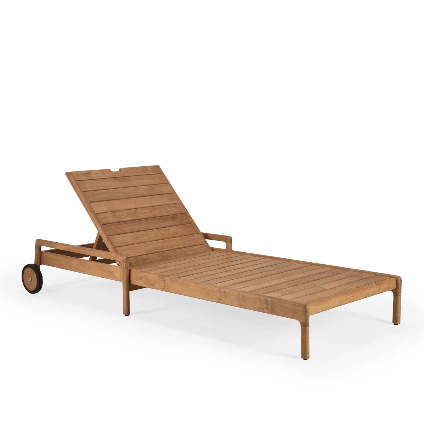 Ethnicraft - Jack Outdoor Adjustable Lounger Frame - Teak - Solsängar - Jacques Deneef
