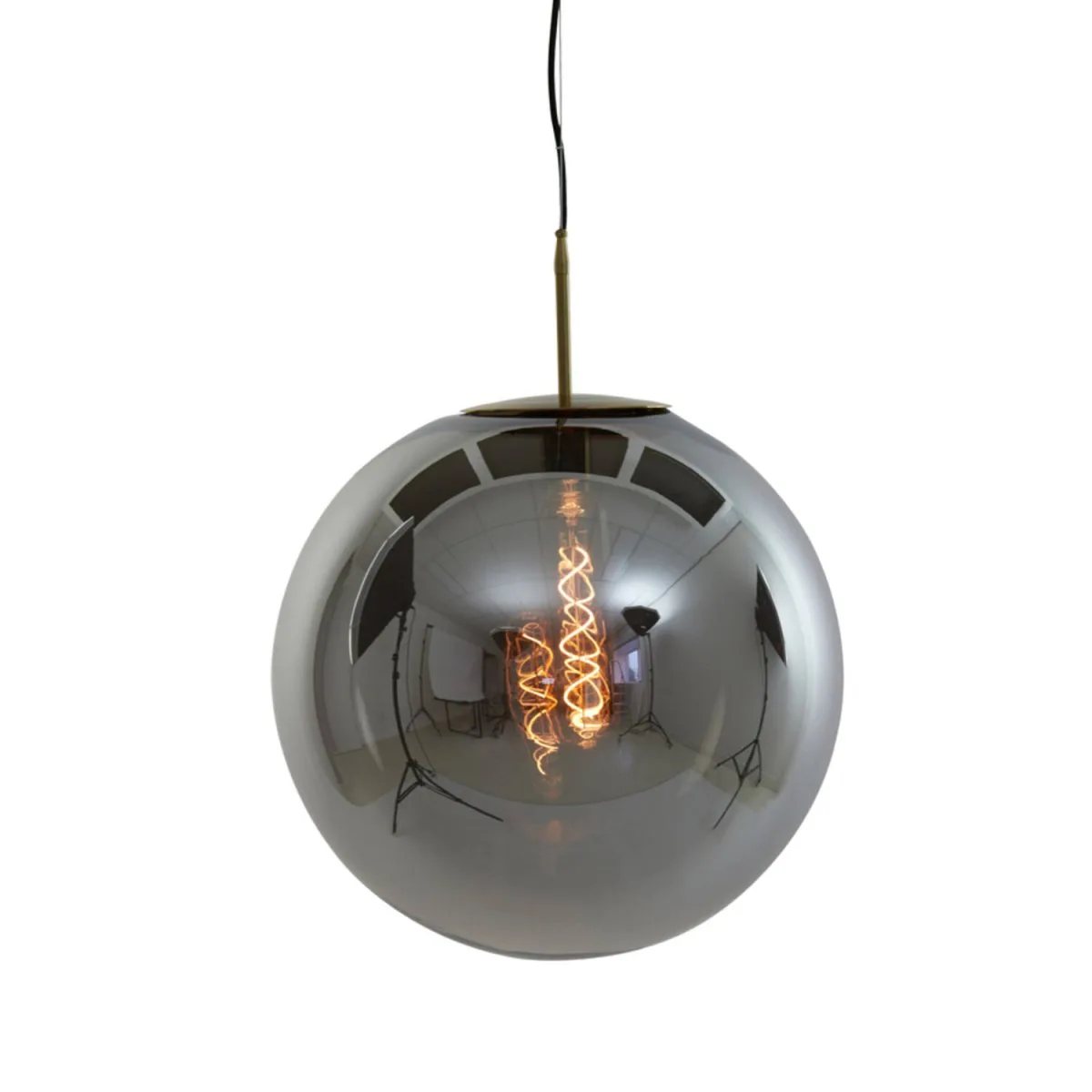 Light & Living - Medina Ø48 - Taklampa - Rökfärgad