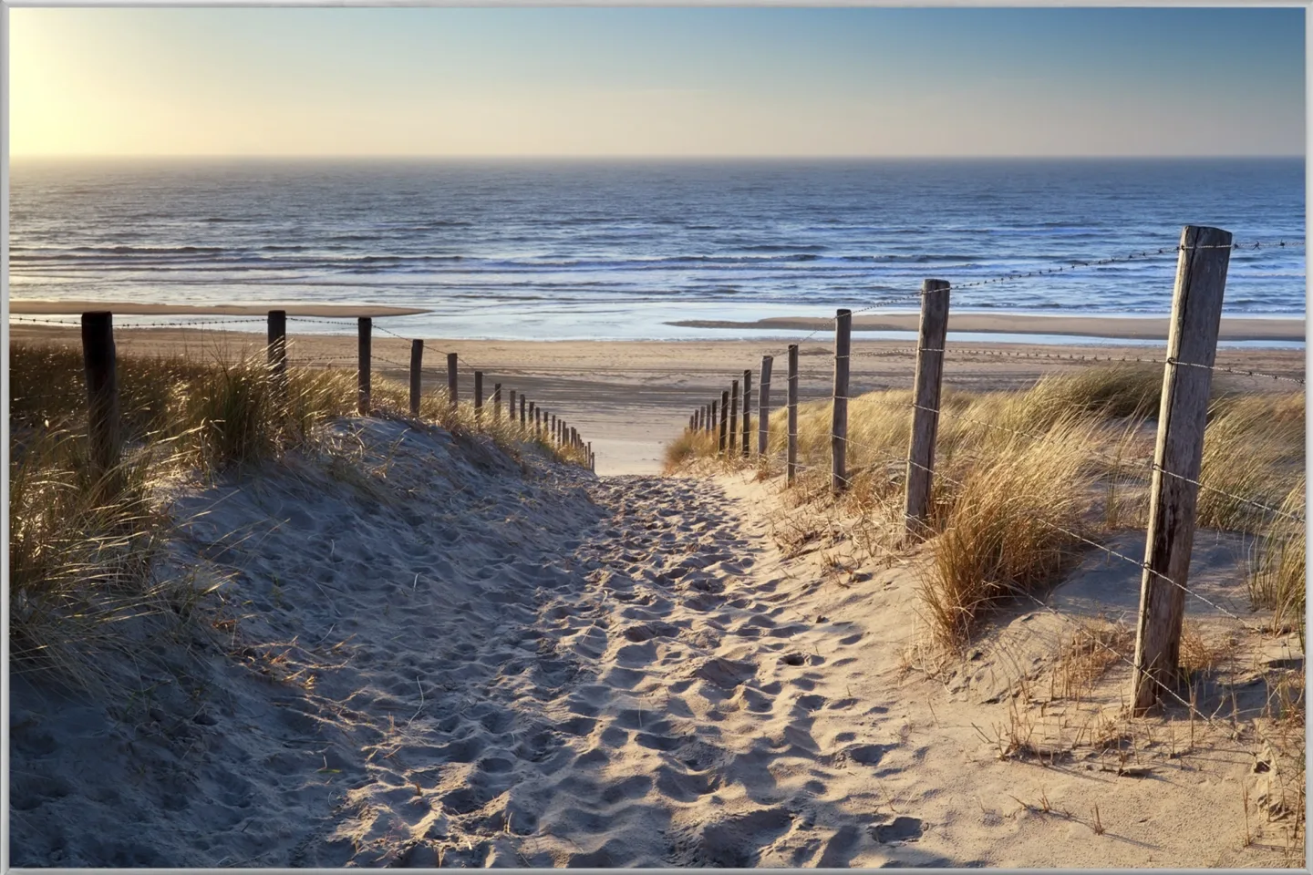 image LAND Bild mit Rahmen Sandweg Zum Meer 2 | Schubiger Möbel